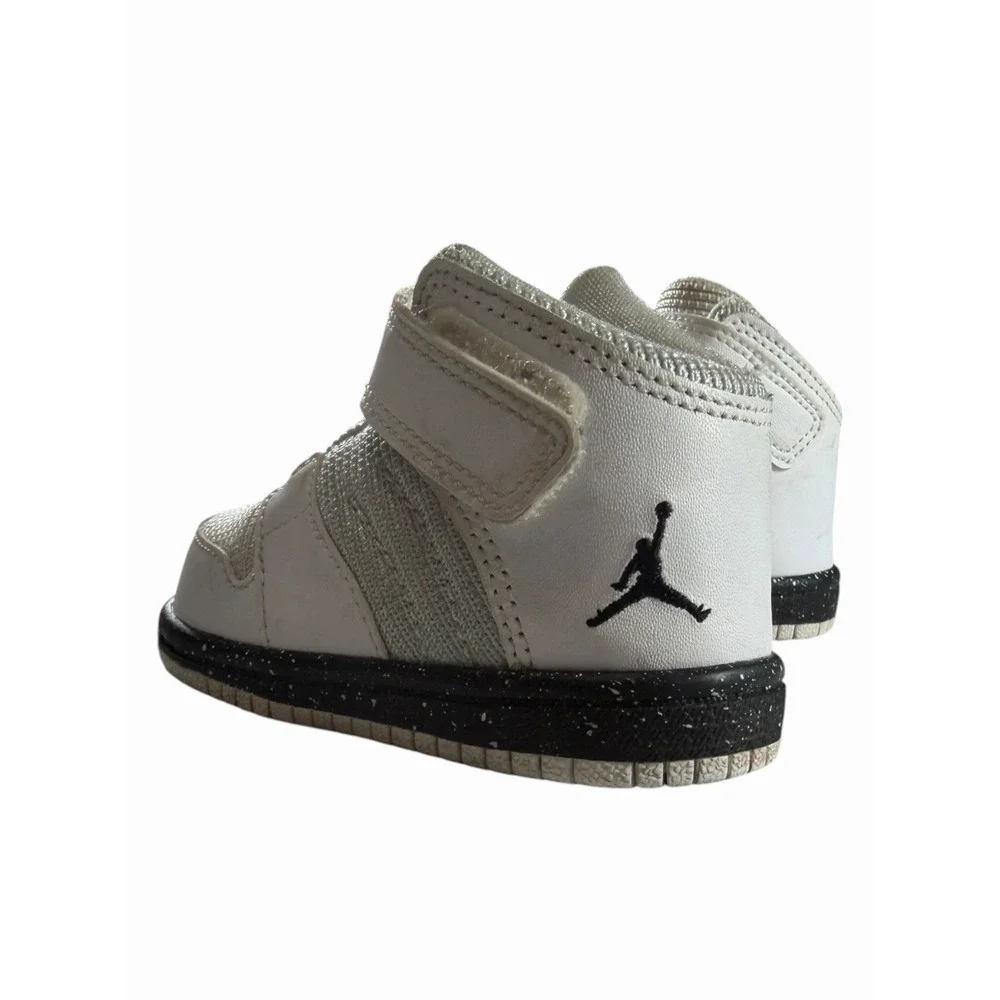 Baby Toddlers Sz 6c‎ Air Jordan High Tops Gray Black White 351028-002